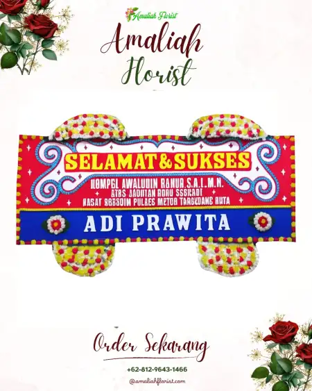 Papan Bunga Ucapan Selamat tenggarong